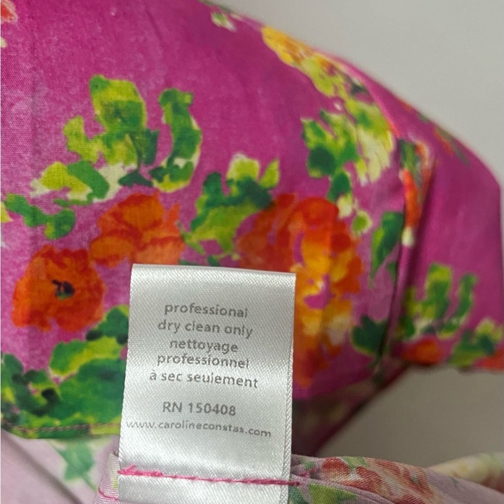 Caroline conctas Floral Pink Maxi Dress - Picture 9 of 10